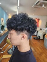 ヘアーリゾート マハナ(HAIR RESORT MAHANA)&nbsp;メンズ/20代/ツーブロック/パーマ/ピンパーマ/モテヘア