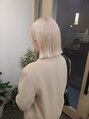 シアアルン 新小岩店(SHEER alun)&nbsp;ブリーチ系のカラーが好きです♪