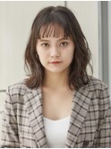 オン眉アニュイン似合わせ大人ミディー☆