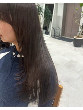 ナポ 八王子店(Napo) フェイスレイヤー×アッシュベージュ