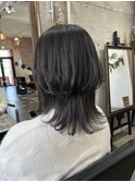 マッシュショートおしゃれ女子ウルフヘア外ハネボブレイヤーボブ