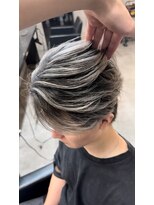 メゾン 心斎橋店(Maison)&nbsp;メンズバレイヤージュ/メンズハイライト/心斎橋/ブリーチ