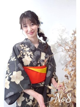 ブルームス アンジュ(Blooms Unge) 浴衣一式レンタル+着付け+ヘアセット