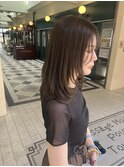 レイヤー_酸性縮毛矯正_オリーブベージュ