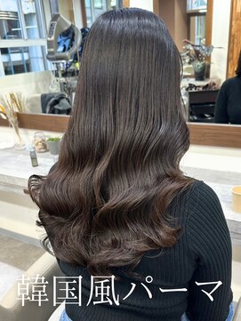 アミー 池袋(Ammy) コテ巻き風パーマ /韓国風パーマ/デジタルパーマ/レイヤーカット