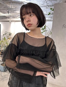 フォト 富山(foto) 暗めカラー/グランマッシュ/デザインカラー/ショートボブ/富山