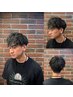 【超定番コース】カット&プレミアムシェービングコース　￥7650
