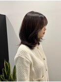 韓国風ミディアムレイヤーカット