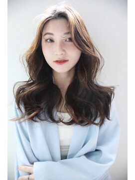 韓国風ロングヘア