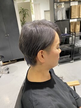 インク(inc) 【30代・40代・50代】ブリーチダブルカラーアッシュグレー