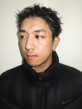 ルックグッドストア(LOOK GOOD STORE) メンズカットアップバングツイストパーマスパイキーショート