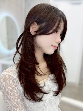 リアンバイアリュール(Lian by Allure) 顔まわりカットレイヤーカット韓国巻き