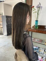 ヘアーアイストゥーレ(HAIR ICI TRE)&nbsp;ロング　オリーブ　ベージュ　髪質改善　似合わせ　担当阿知波