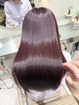 キュア 池袋(CURE) 春髪×7トーンブリーチなしラベンダー×髪質改善 #059