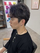 ヌークバイラヴェスト 四日市(neuk by lovest)&nbsp;【neuk服部】リバースセンターパートハイライトパーマ
