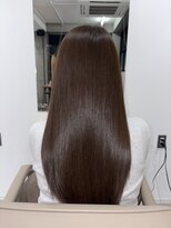 アヴェル 自由が丘(Avelle) 艶髪ストレート 髪質改善トリートメント×透明感カラー