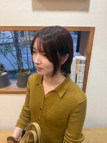 ラポール(Rapport)&nbsp;顎下2センチ軽めのボブに暖色系カラーで季節の変化を