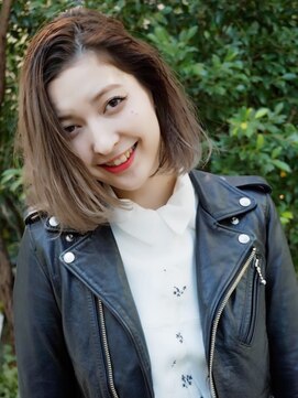 ブロック ジャポン(bloc japon) グラデーションカラー☆抜け感のあるモードボブ