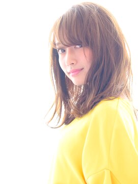 ヘアーサロン ラフリジー(Loufreasy) マーメイドアッシュ☆斜めバングで大人かわいく♪2