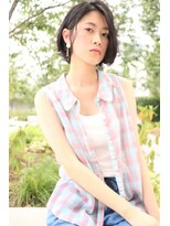 ヘアサロンエムフィス 池袋東口(HAIR SALON M Fe's)&nbsp;大人耳掛けボブ