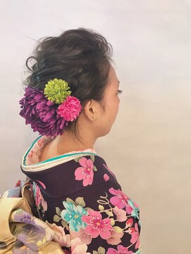 ファーレ 北久里浜店(Fare) 着物アップスタイル［横須賀/北久里浜/北久里浜駅/髪質改善］