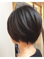 オブヘアー 宮前平店(Of HAIR) ショートスタイル。レイヤーを入れふんわり動きのあるスタイルへ