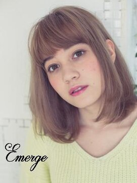 エマージュ 藤沢(Emerge) 柔らかベージュミディ[イルミナカラー/ヘルシーレイヤー]