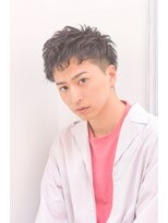 マナリノ バイ リトル(manarino by little)&nbsp;ソフトツーブロックセミウェットくせ毛風パーマ