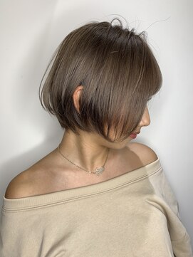 サロンドミルク 溝の口店(salon de MiLK) 20代30代40代/大人かわいいショートボブ/ベージュカラー!