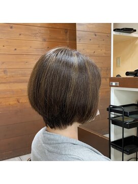 ブレス 小阪店(brace) ショートマッシュ×ハイライト