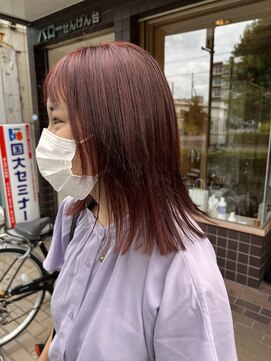 モアムー(Moremuu) ワンカラーでピンクブラウン