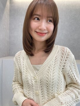 エジョン 幡ヶ谷店(Aejon) 大人ガーリーデザインカラーミディアムヘア