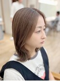 ハイライト×韓国風ミディアムヘア(東神奈川×横浜)