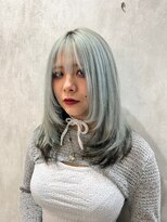 ロンドソレイユ 池袋(Lond soleil)&nbsp;ボブ/前髪カット/レイヤーカット×ケアブリーチ/デザインカラー