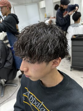 メンズ サロン ドット トウキョウ 町田店(men's salon dot. tokyo) 【小杉澪生】初めてでもチャレンジできる波巻きパーマ