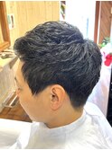ソフト刈り上げで仕上げたソフトモヒカン♪