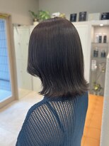 シュク 高円寺(SYUK)&nbsp;加藤【高円寺 中野】ダークアッシュ/外ハネ/ボブ/伸ばしかけヘア