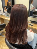 アルター(aL ter)&nbsp;ピンクブラウン［セミディ/シアーカラー/姫カット/鎌取］