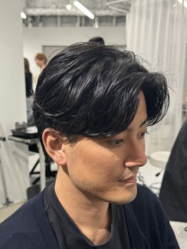 バース 梅田中崎町店(BIRTH) ニュアンスパーマセンターパートワンカールパーマ韓国