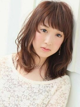 エムスラッシュ アヴェダ 自由が丘(M.SLASH AVEDA) ■色っぽいウェーブパーマのくびれセミディM.SLASH自由が丘28-3