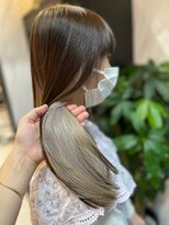 ヴァイス 渋谷店(VAICE)&nbsp;インナーカラー/ホワイトベージュ/ケアブリーチ/セミロング