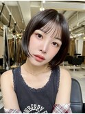 +ウルフボブルフレイヤーボブ/外ハネボブ／くびれボブミディアム