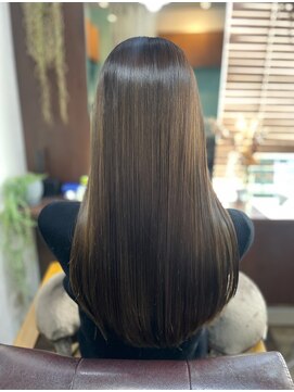 ルアン(Luan) ロング×マットベージュ