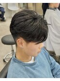 センターパート/カルマパーマ/八王子駅/メンズサロン