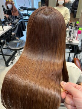 アディクト 東陽町西口(addict) 圧倒的ツヤ髪になれる髪質改善＿ベージュ＿ロング［東陽町駅］