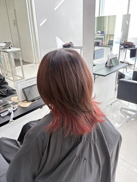 アライブ ハラジュク(ALIVE harajuku) 【ALIVE るねこ】 ポイントで可愛いインナーカラー