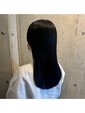 ロッカ(ROCCA) チェリーブラウン艶感ストレートロング