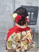 ホワイトルーム(White Room) 【卒業式 成人式】和装シニヨンアップ