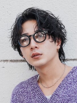 フィフス 神南(fifth) 渋谷シャドウパーマ緩めメンズパーマ刈り上げマッシュウルフ20代