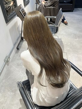 ノエル 池袋店(noel) 【noel】manami×ブリーチなしオリーブベージュ